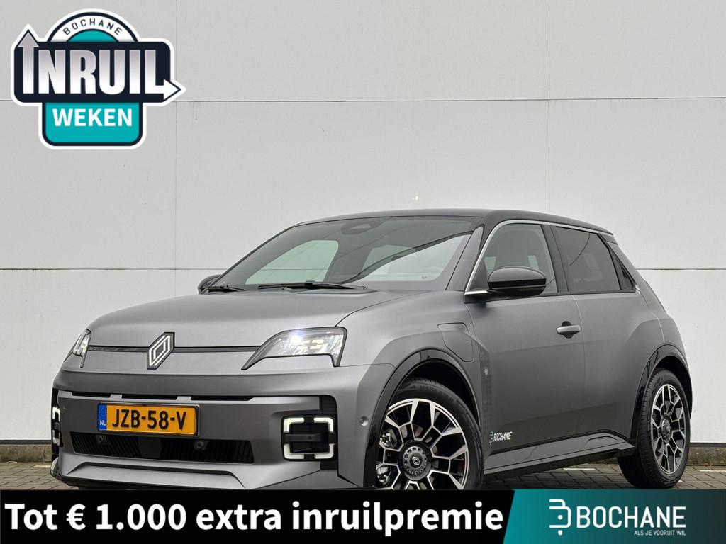 Renault 5 comfort range Roland-Garros 52 kWh | DEMO | PACK A, Auto's, Renault, Huisgarantie, Leder en Stof, 31 min, Origineel Nederlands