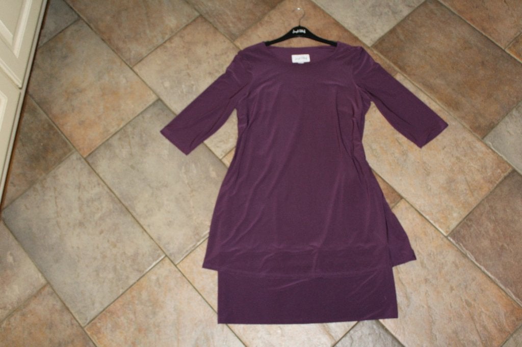 Joseph Ribkoff prachtig aubergine chique jurk mt 40, Kleding | Dames, Maat 38/40 (M), ., Paars, Joseph Ribkoff