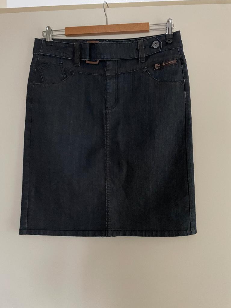 Geisha spijkerrok maat XL blauw, Kleding | Dames, Rokken, Blauw, Maat 42/44 (L), Ophalen of Verzenden, Zo goed als nieuw