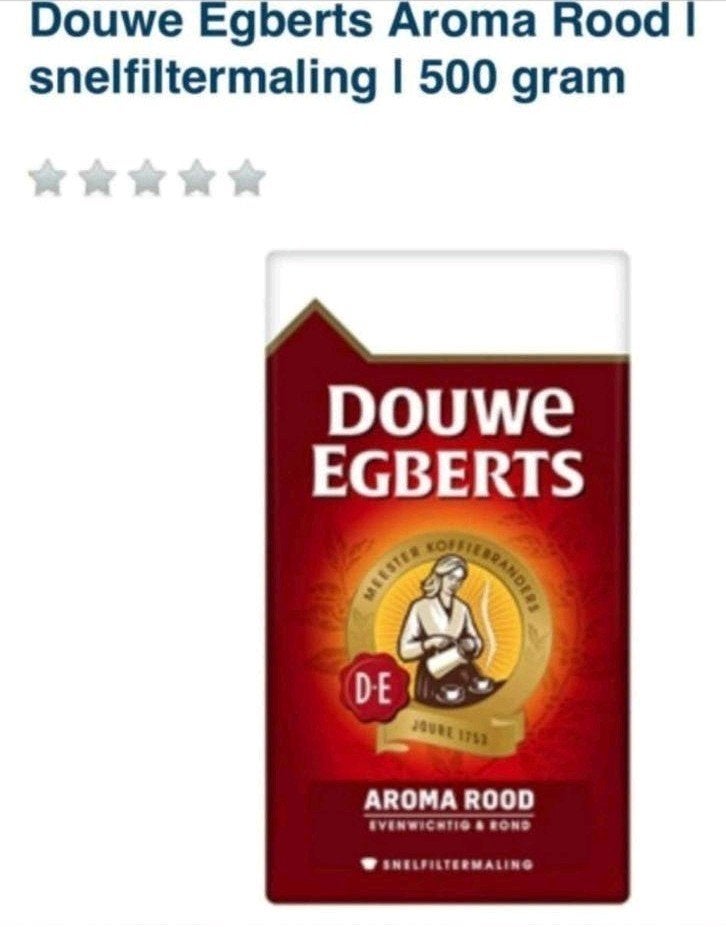 6 pakken Douwe egberts 500gr filter koffie, Ophalen of Verzenden