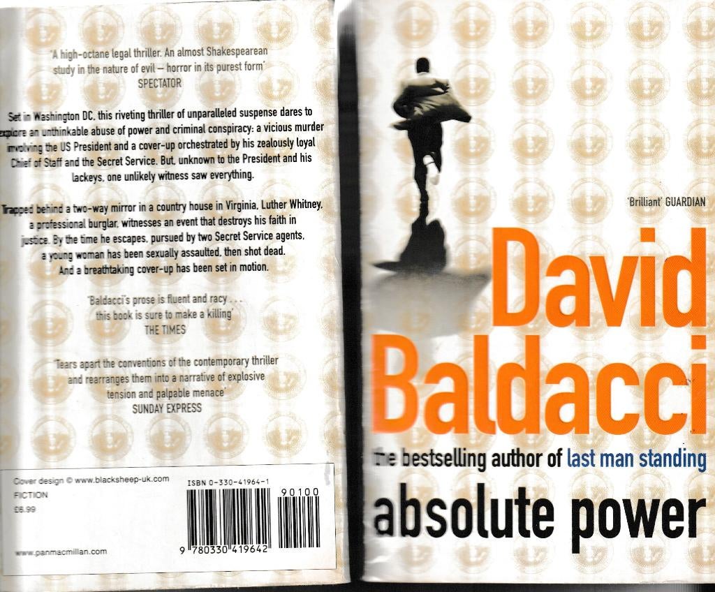 Absolute Power - David Baldacci, David Baldacci, Ophalen of Verzenden, Zo goed als nieuw, Amerika