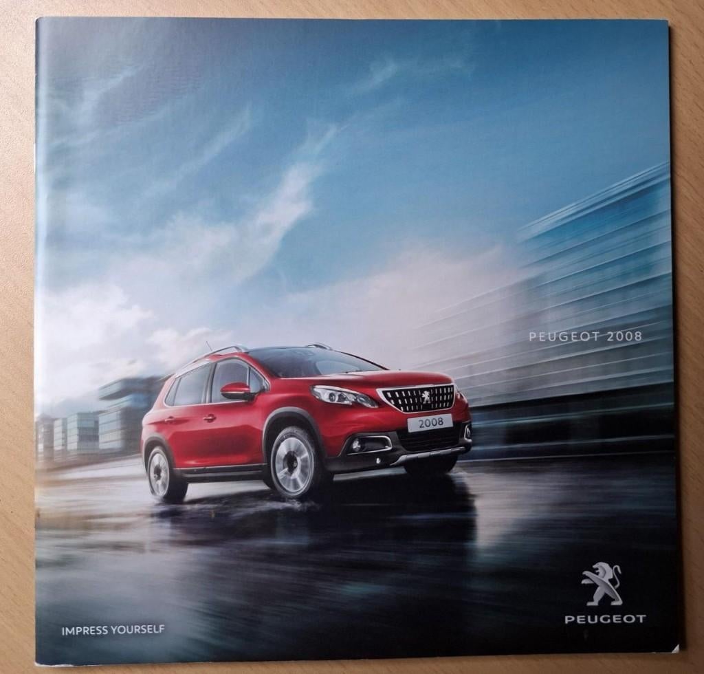 Peugeot 2008 brochure facelift (einde 2018, Duits), Verzenden, Zo goed als nieuw, Peugeot