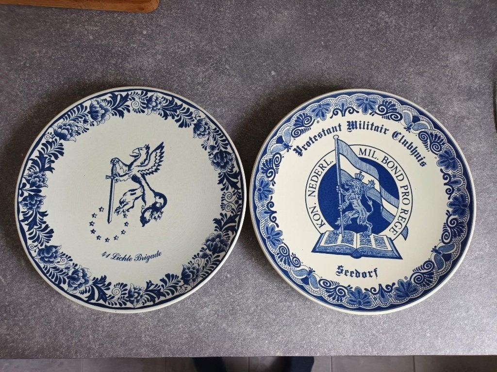 2 grote Landmacht wandborden, Ophalen of Verzenden, Landmacht, Nederland, Kunstobject