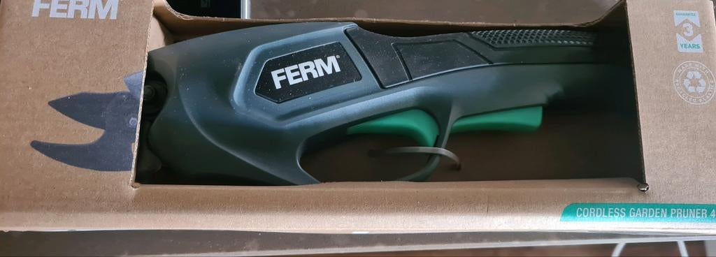 Ferm elektrische snoeischaar 4V, Ophalen of Verzenden, Nieuw, Minder dan 20 mm, Ferm