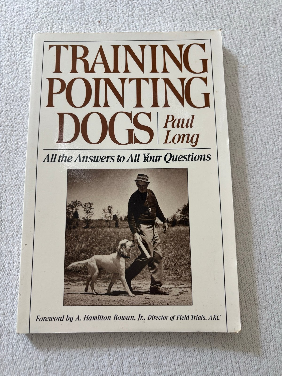 Training Pointing Dogs - Paul Long, Ophalen of Verzenden, Gelezen, Honden