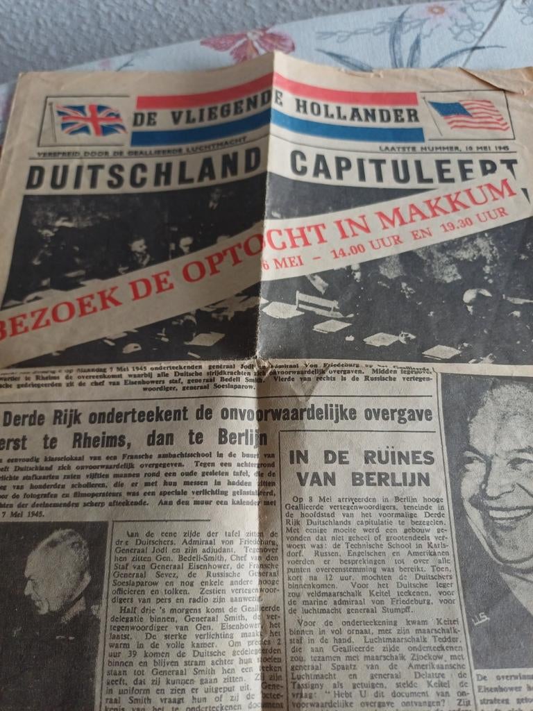 OUDE KRANT DE VLIEGENDE HOLLANDER, Verzamelen, Tijdschriften, Kranten en Knipsels, Ophalen, Krant