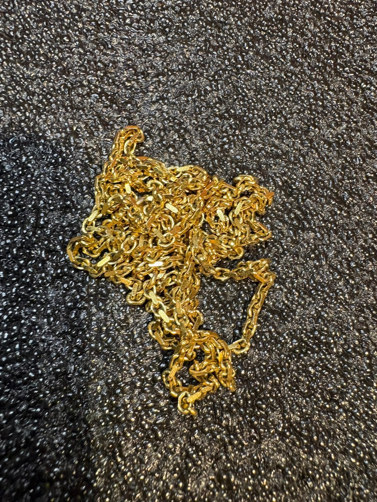 Lange goud doublé ketting 10/000 ,80 cm, ketting, sierraad, Sieraden, Tassen en Uiterlijk, Kettingen, Verzenden, Zo goed als nieuw