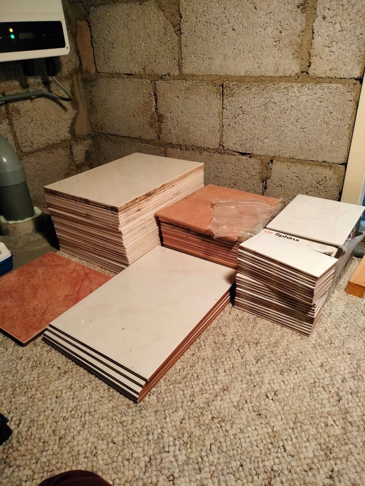 Diverse tegels (muur en vloer), Ophalen, Minder dan 5 m², Minder dan 50 cm, 10 tot 30 cm