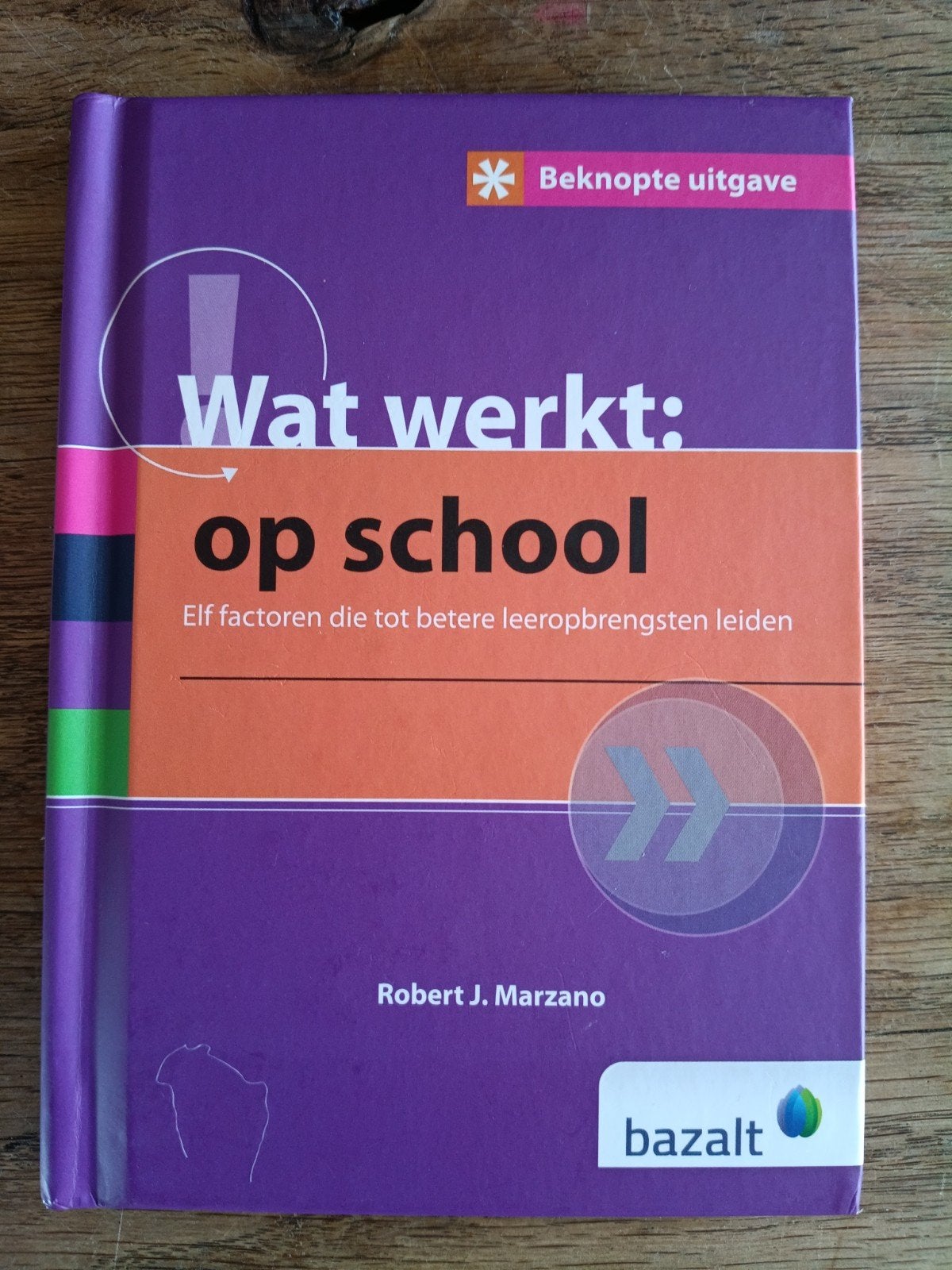 Wat werkt op school - Beknopte uitgave, Boeken, Overige vakken, Ophalen of Verzenden, Zo goed als nieuw, Robert J. Marzano