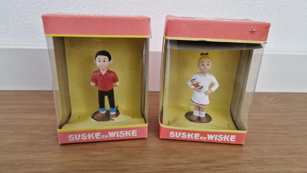 Suske en Wiske beeldjes, Merison Retail BV, Verzamelen, Stripfiguren, Ophalen of Verzenden, Suske en Wiske, Gebruikt, Beeldje of Figuurtje