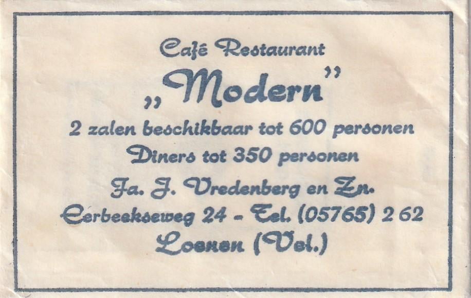 Suikerzakje #1605 : Modern Loenen, Verzenden, Nederland