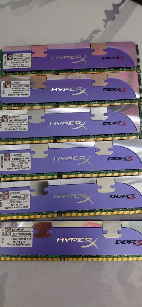DDR3 hyperx kingston 2gb ram, Ophalen, Minder dan 4 GB, Zo goed als nieuw, Gaming
