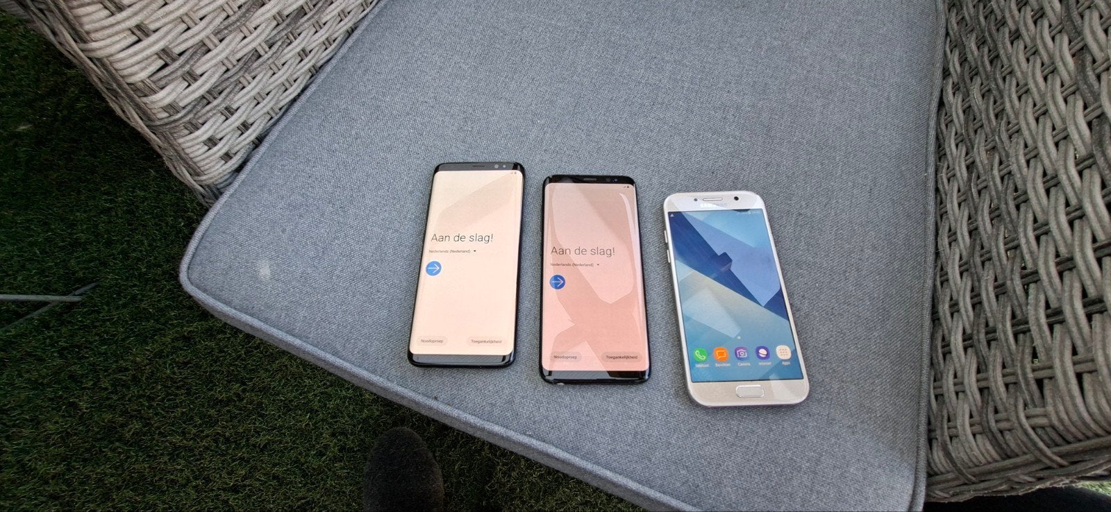 Schuif opruiming 2x Samsung S8 en 1x Samsung A5, Ophalen
