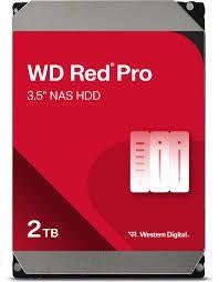 WD Red Pro 2Tb Sata (4 op voorraad), Intern, Gebruikt, Desktop, 2 TB