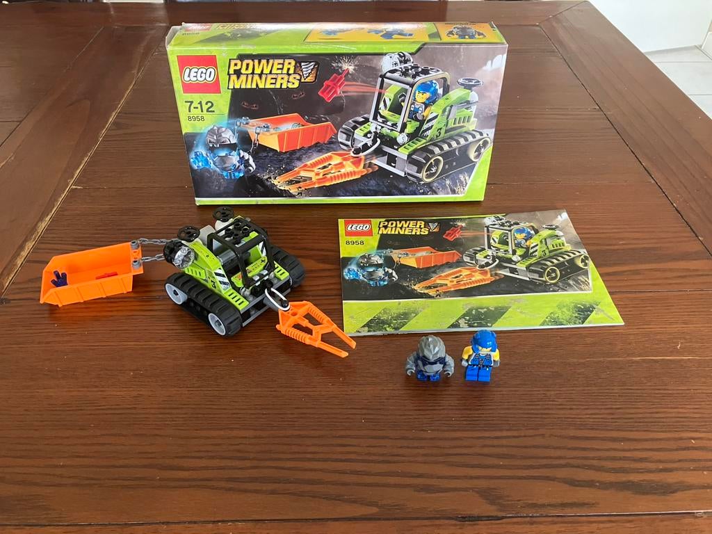 Lego 8958 Power Miners compleet met boekje en doos, Ophalen of Verzenden, Zo goed als nieuw