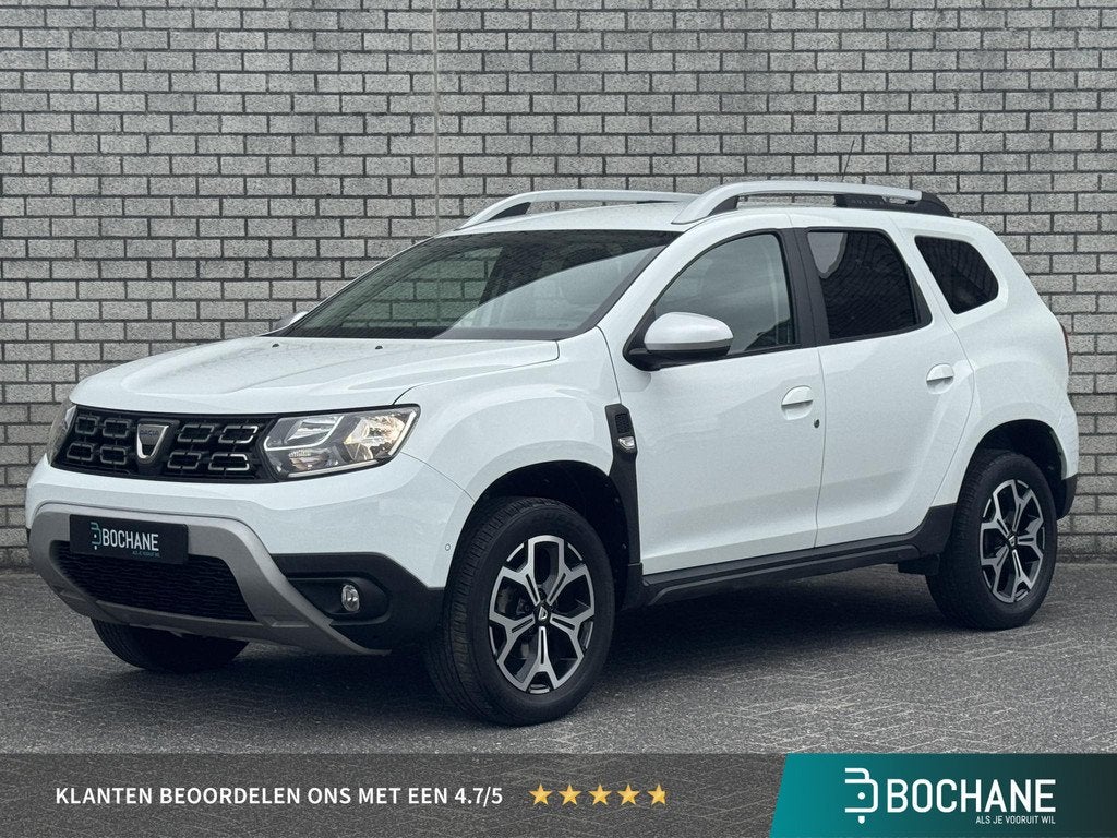Dacia Duster 1.0 TCe Prestige | Achteruitrijcamera | Trekhaa, Gebruikt, 4 cilinders, Wit, Bedrijf