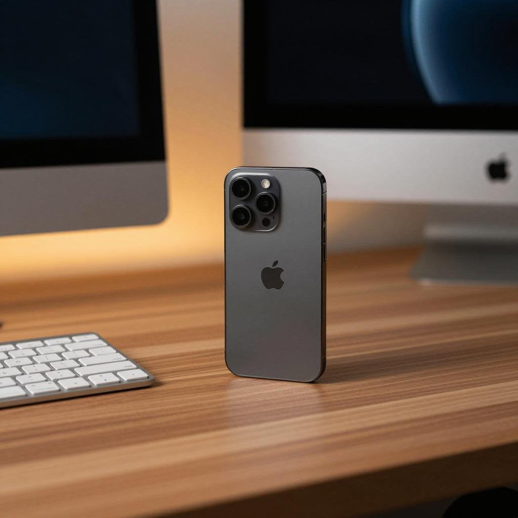 Foto 4 van Apple iPhone 16 Pro 256 GB – Black Titanium – Nieuwstaat