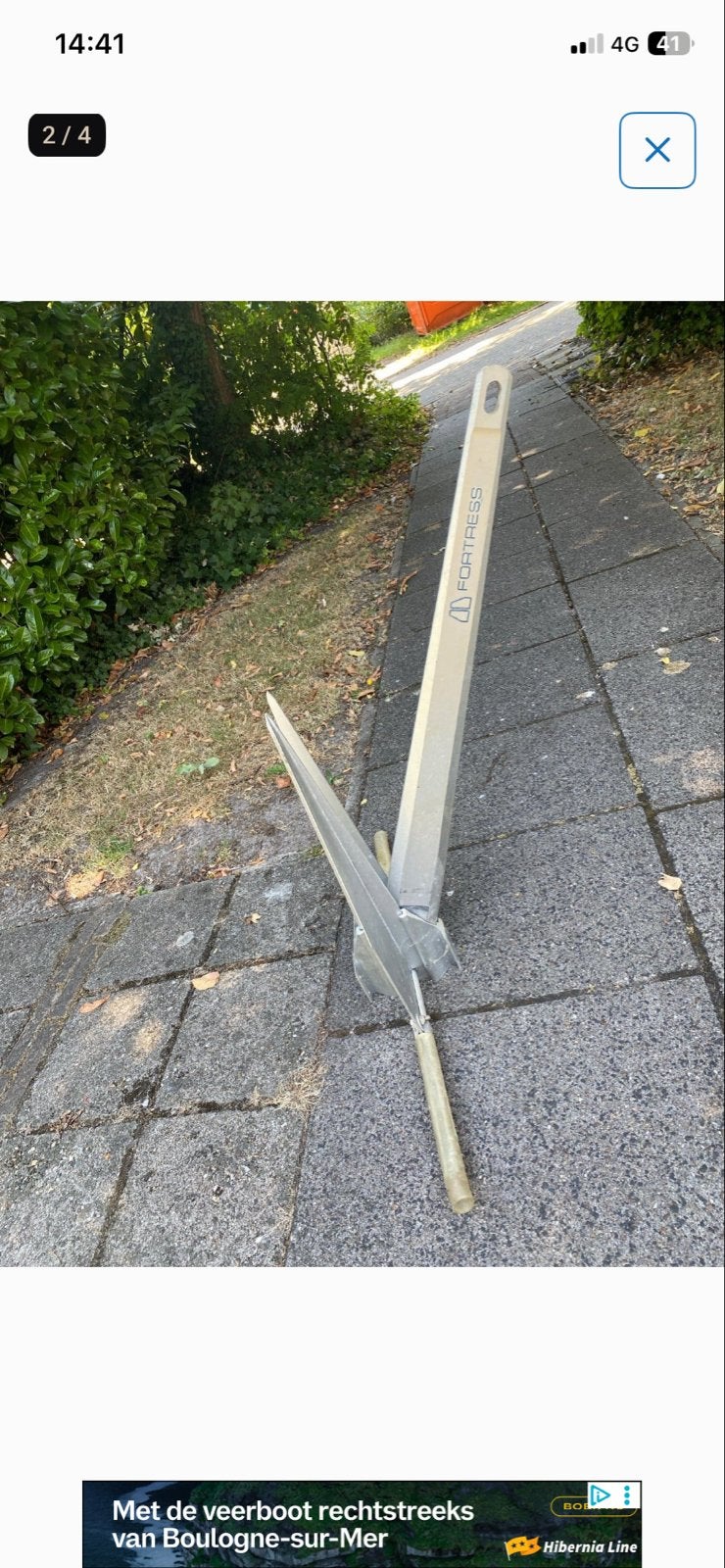 Fortress Anker - Lichtgewicht en Sterk FX23, Watersport en Boten, Ophalen, Gebruikt, Overige typen