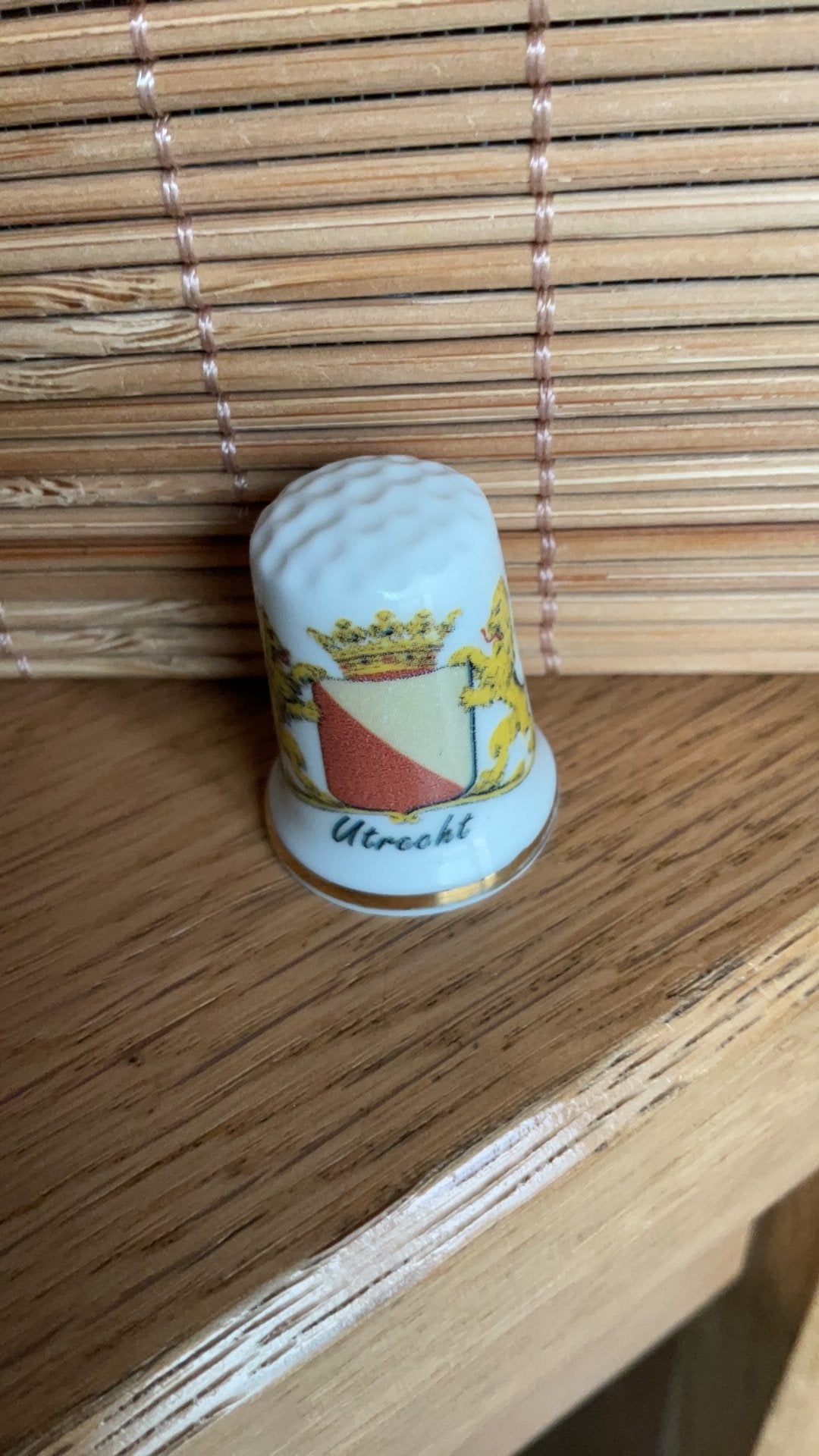 Utrecht vingerhoed vingerhoedje vingerhoedjes, Verzenden, Nieuw, Porselein, Nederland