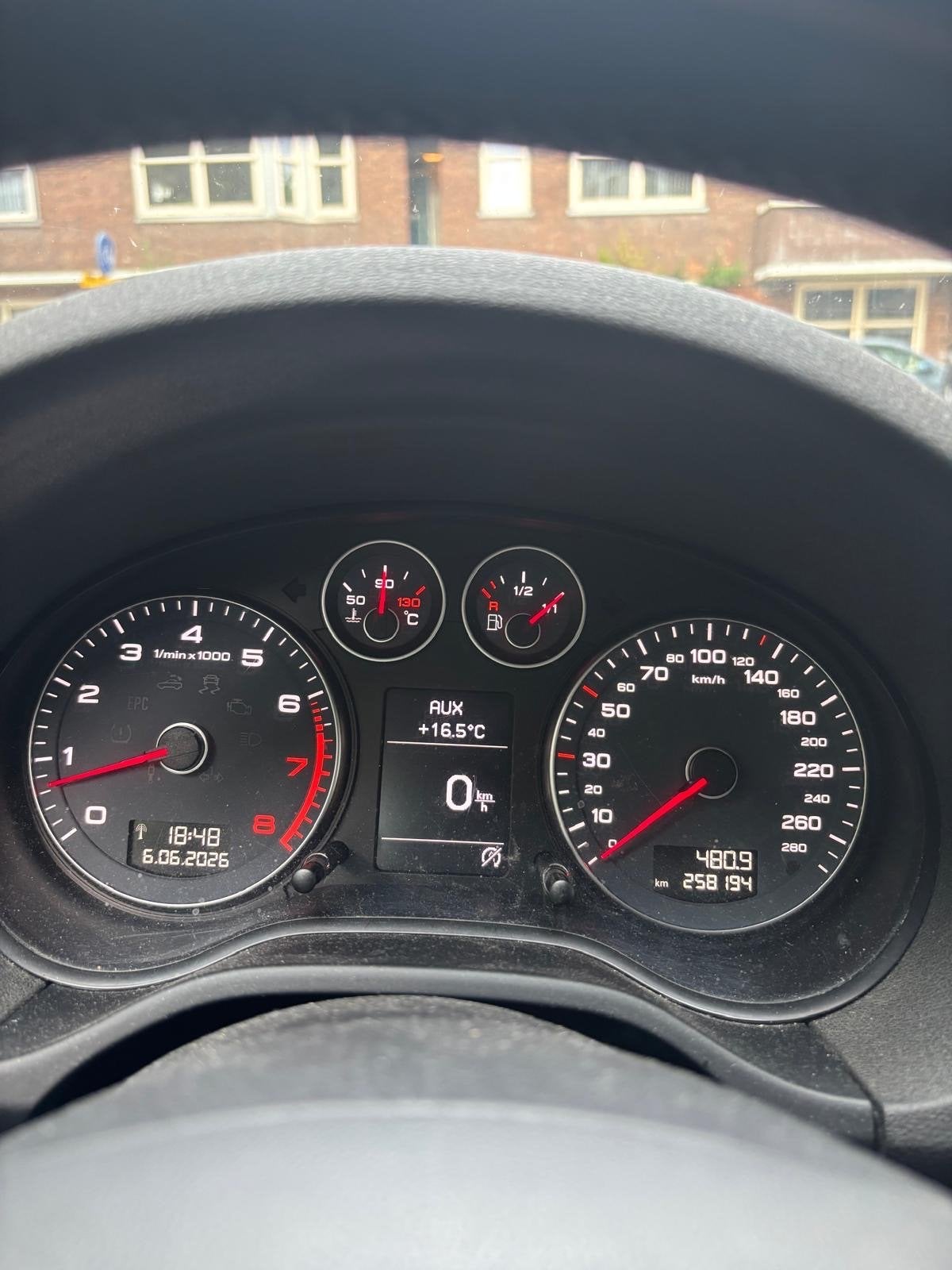 Audi A3 1.2TFSI 77KW SB 2012 Zwart, Auto's, Voorwielaandrijving, 4 cilinders, Zwart, Origineel Nederlands