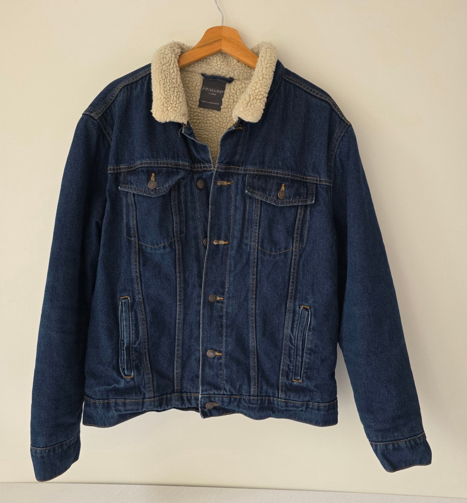 Primark spijkerjack met teddy voering - Maat XL, Kleding | Heren, Info@primark.com, Primark Stores Limited, Dublin, Ierland, Maat 56/58 (XL)