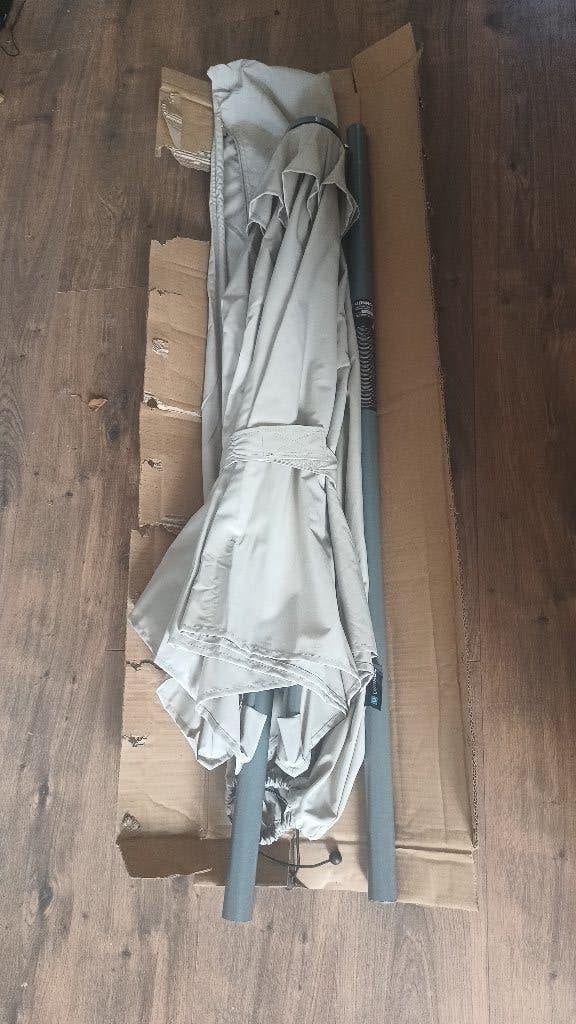Parasol 200cm - Beige - NIEUW, Ophalen, Kantelbaar, Nieuw, 2 tot 3 meter
