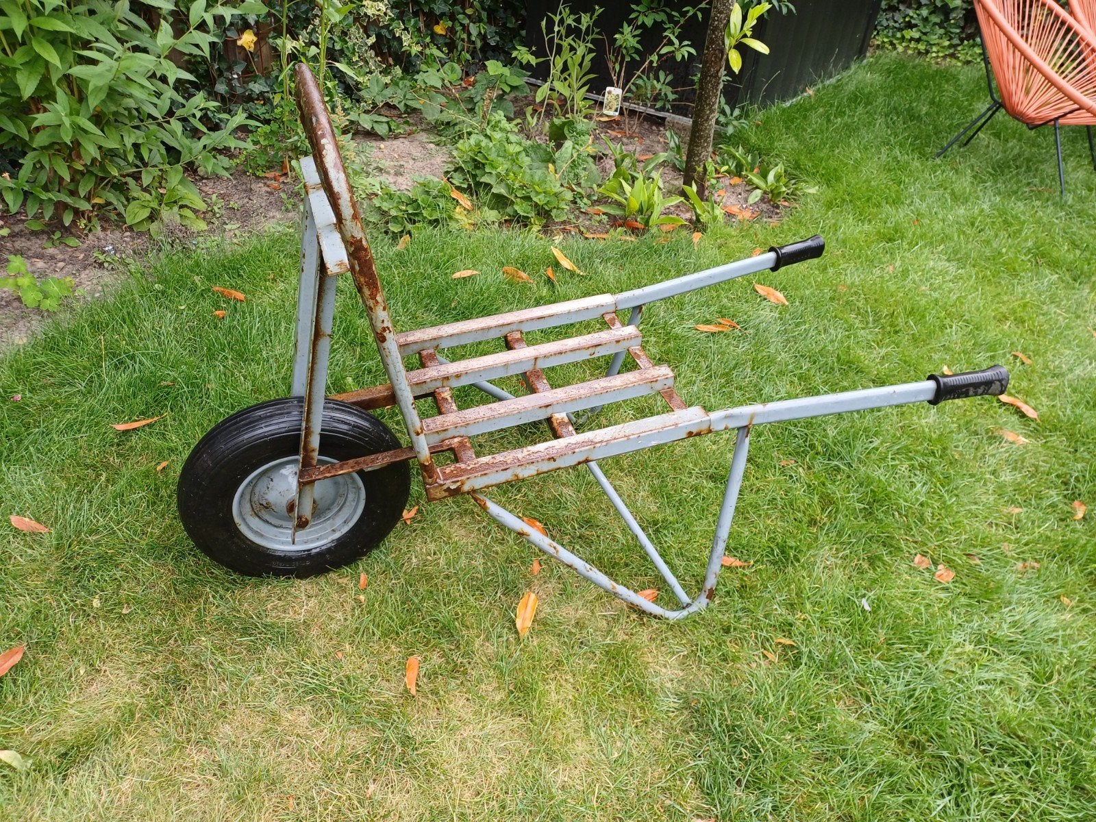 Matador stenenkruiwagen, Ophalen, Gebruikt