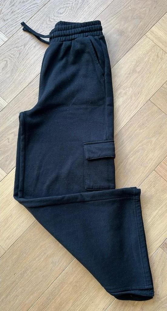 Zwart Flared Broek, Broek, Meisje, Ophalen of Verzenden, Zo goed als nieuw