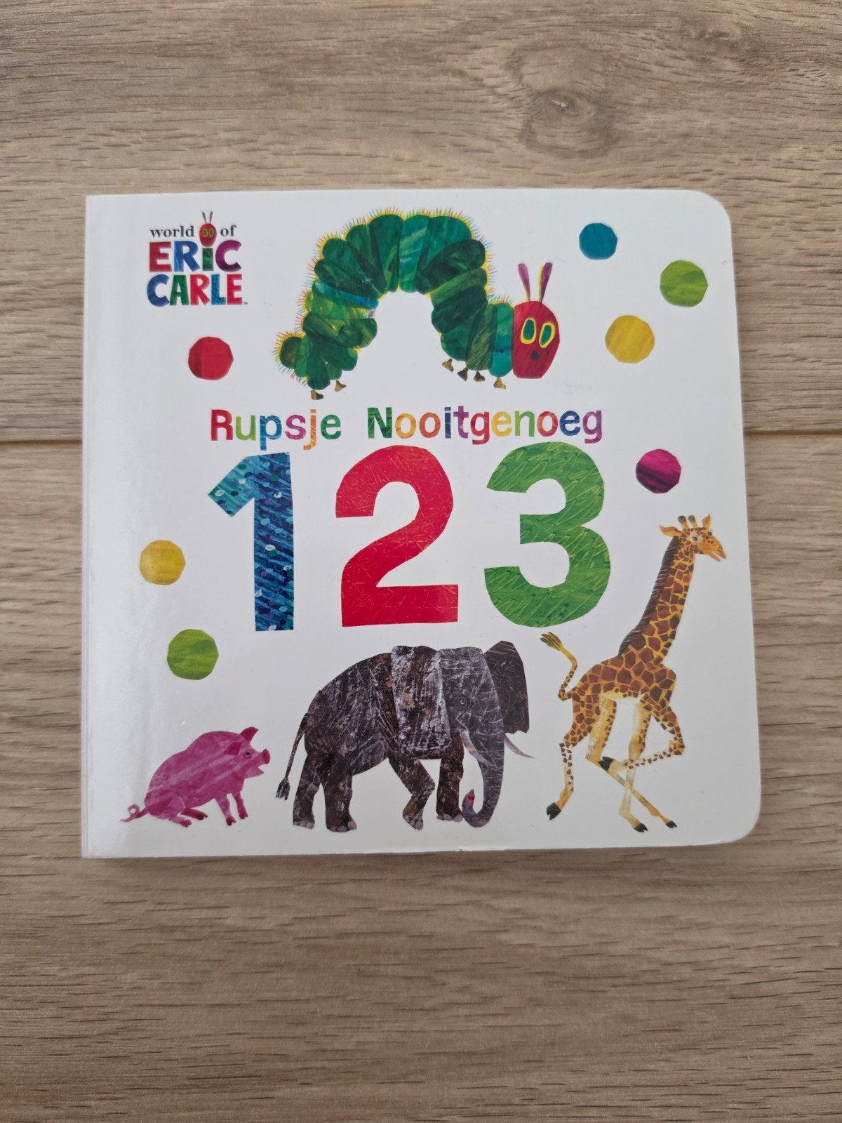 World of Eric Carle Rupsje Nooitgenoeg 123 boek nieuw, Ophalen of Verzenden, Nieuw