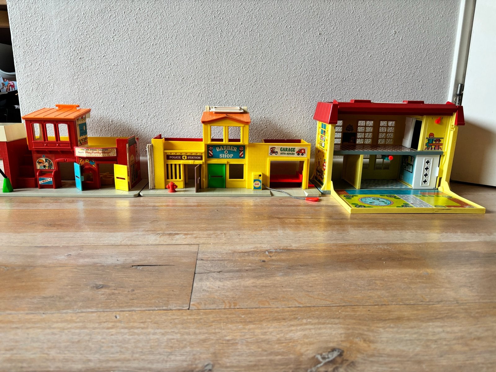 Vintage Fisher-Price Little People Stad Set, Ophalen, Gebruikt, Toebehoren