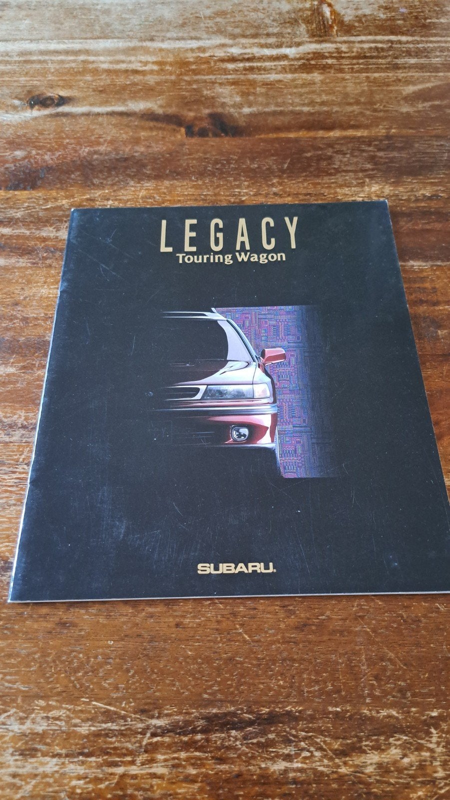 Japanse folder Subaru Legacy 1 1992 Touring Wagon, Ophalen of Verzenden, Zo goed als nieuw, Auto's