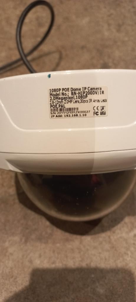 Beveiligingscamera met toebehoren, Ophalen, Zo goed als nieuw