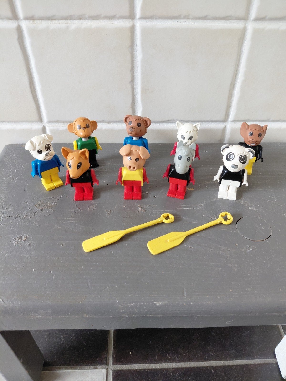 Lego Fabuland poppetjes jaren 80 speelgoed., Verzamelen, Ophalen of Verzenden, Gebruikt