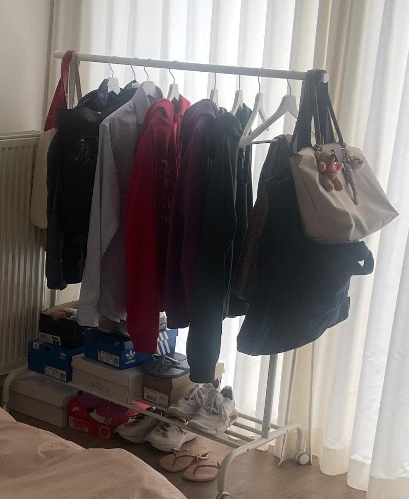Ikea Rigga Clothing Rack, Ophalen, Gebruikt