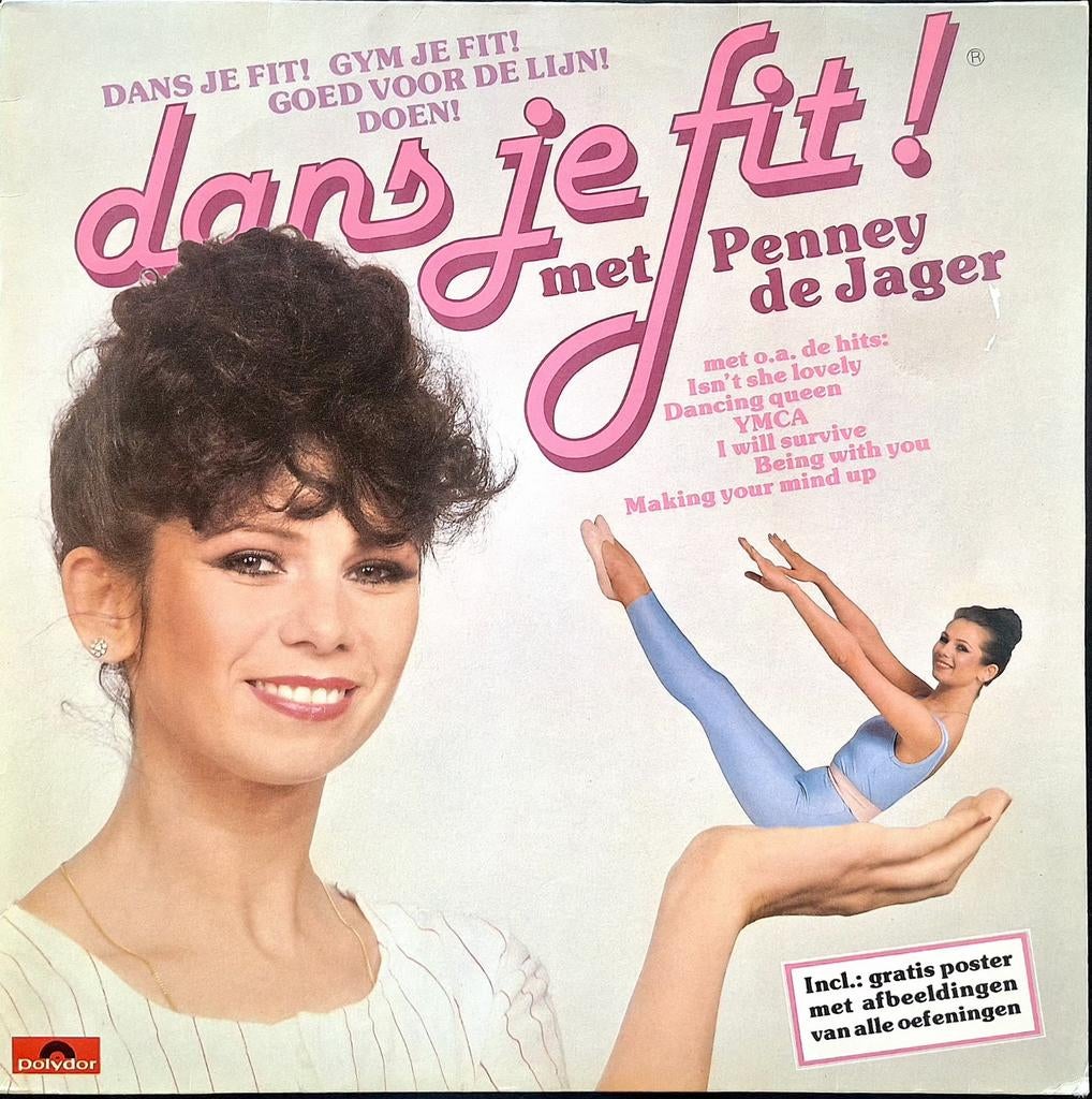 LP  Dans Je Fit! met PENNEY DE JAGER, Ophalen of Verzenden, Gebruikt, 12 inch, Nederlandstalig