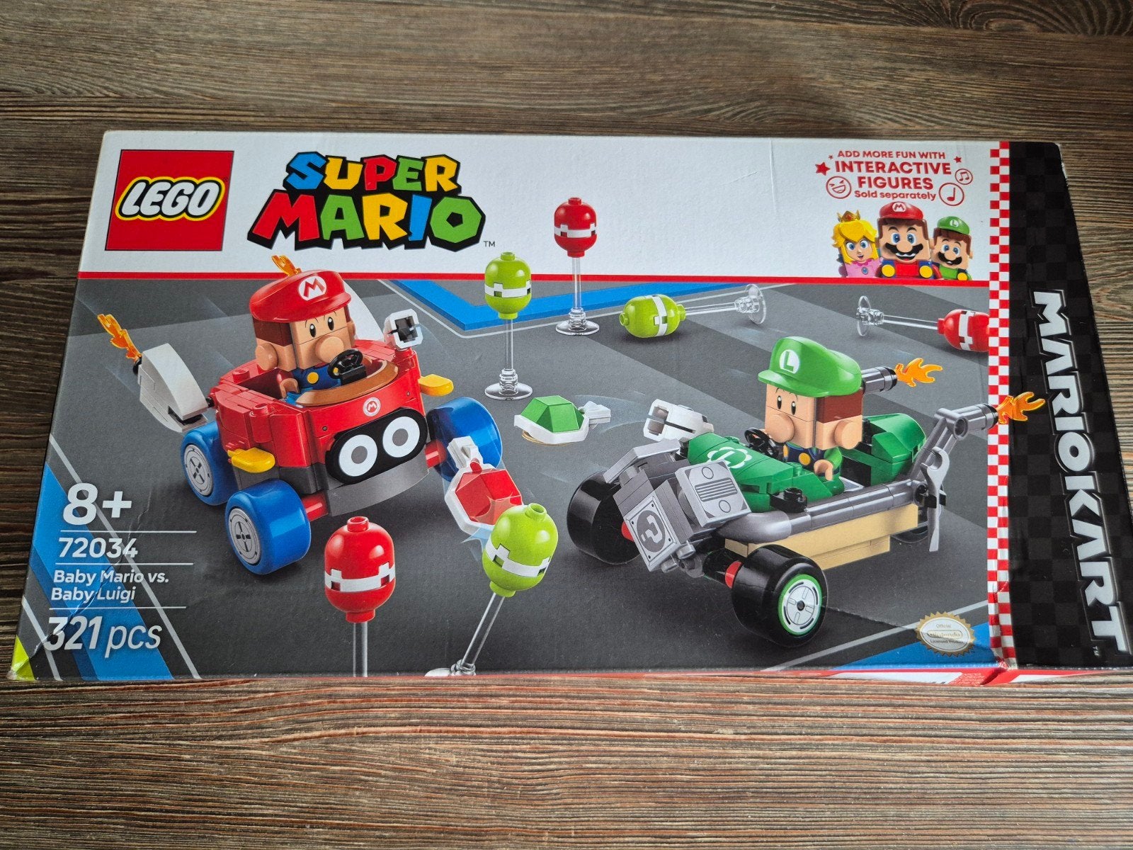 LEGO Super Mario Mariokart 72034 - Baby Mario vs Baby Luigi, Ophalen of Verzenden, Nieuw, Overige merken