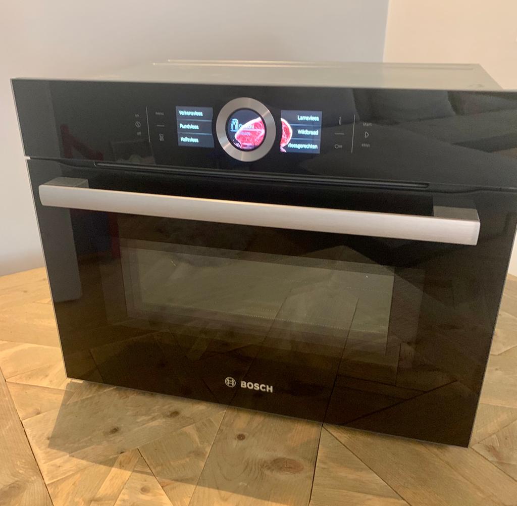 Bosch combi oven/magnetron, Witgoed en Apparatuur, Magnetrons, Zo goed als nieuw, Inbouw, Oven, Ophalen