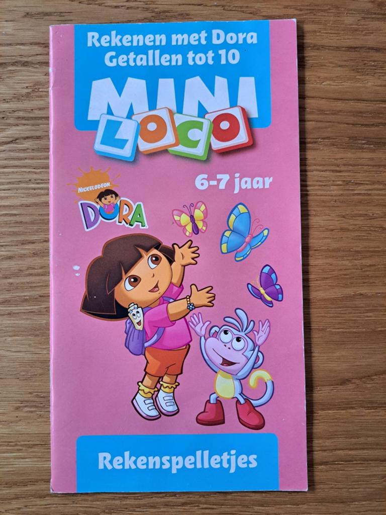 Mini loco dora rekenspelletjes 6 7 jaar getallen tot 10, Ophalen of Verzenden