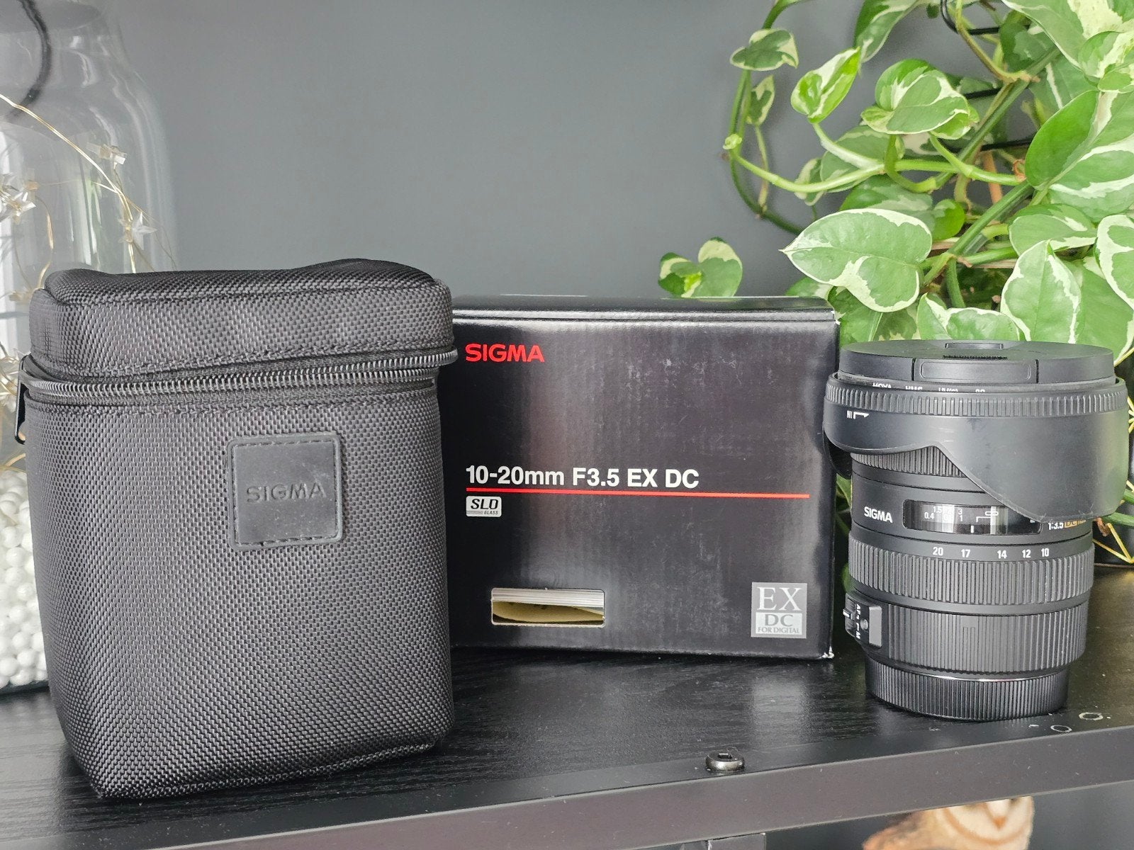 Sigma 10-20mm F3.5 EX DC HSM Canon APS-C + UV-filter 82mm, Sigma, Zoom, Groothoeklens, Ophalen of Verzenden