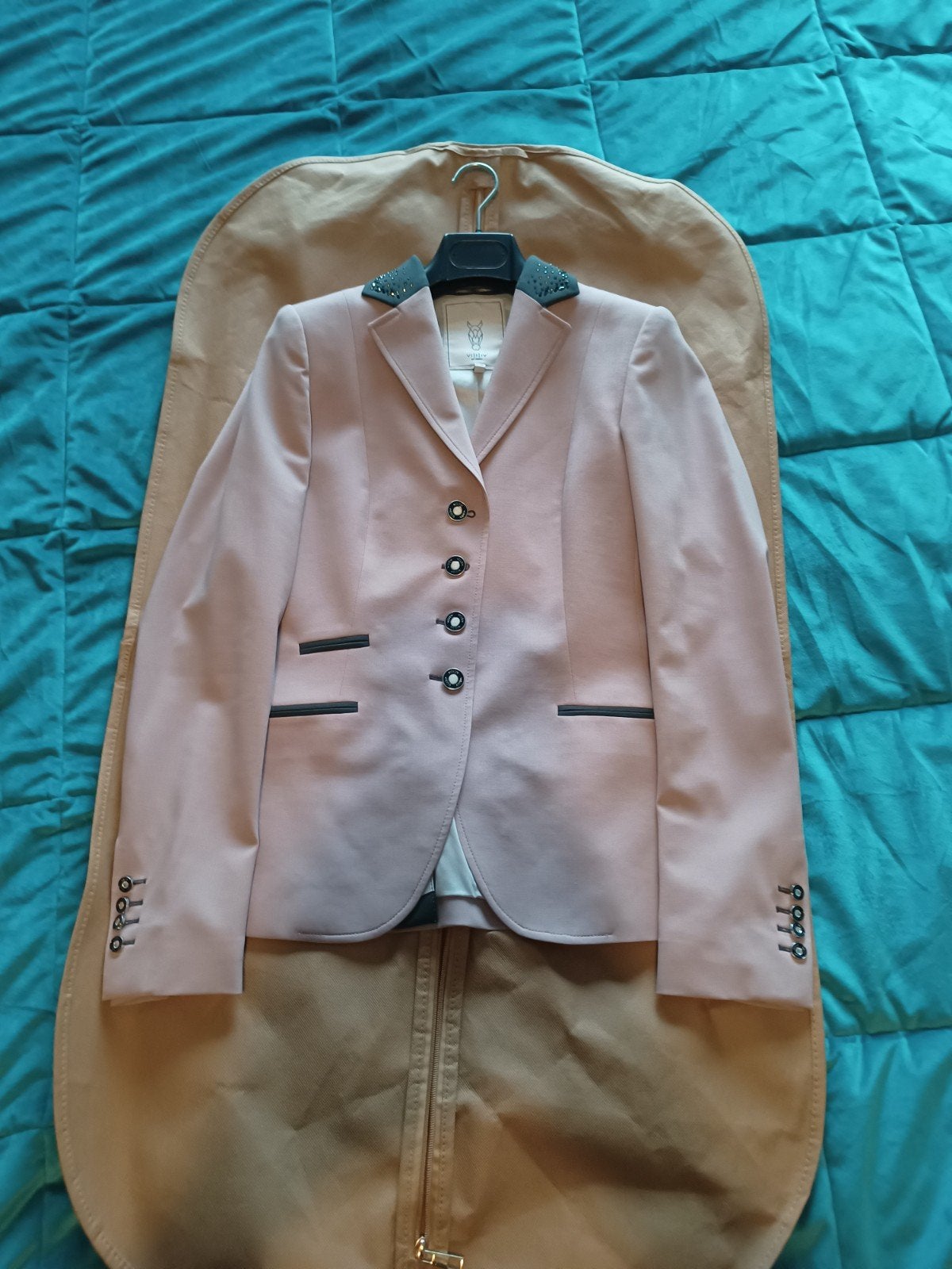 prachtig jasje Juul C blush maat 38, Ophalen of Verzenden, Zo goed als nieuw, Dressuur, Bovenkleding
