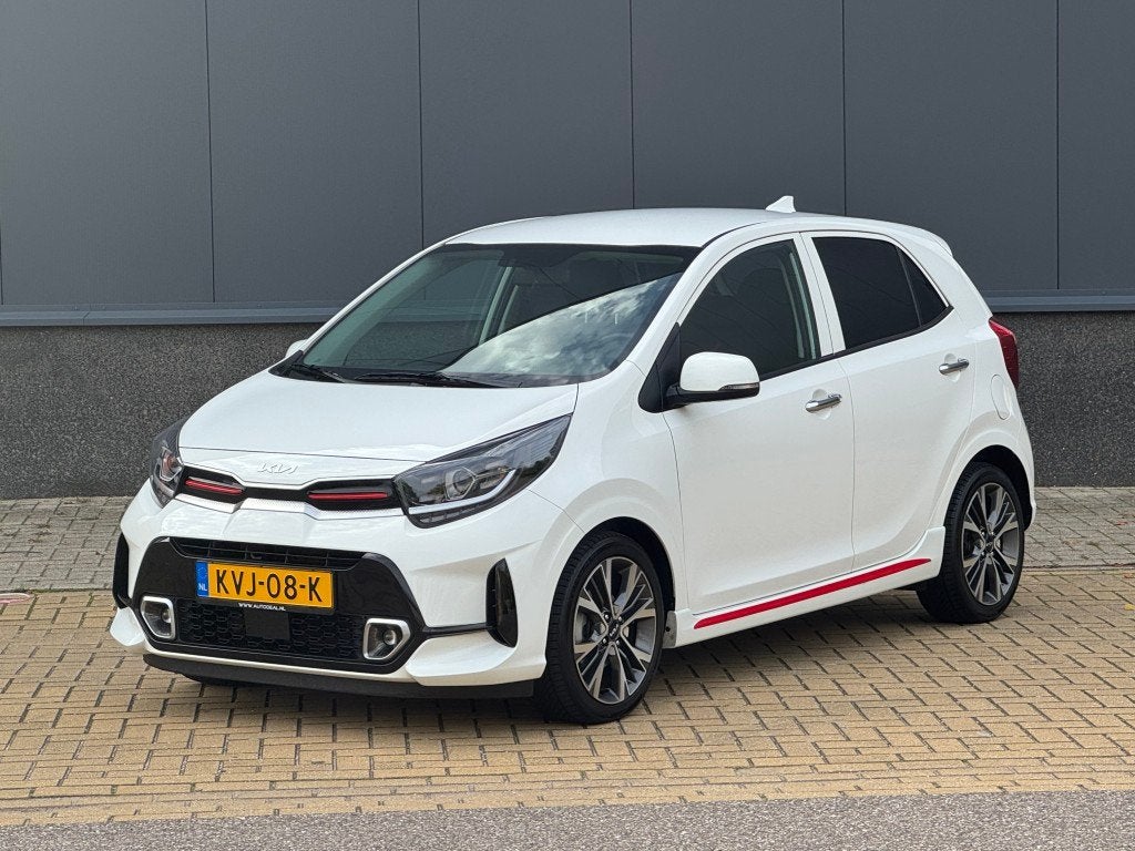 Kia Picanto 1.0 DPi GT-Line Automaat (bj 2024), 12 maanden, Gebruikt, 4 stoelen, Wit