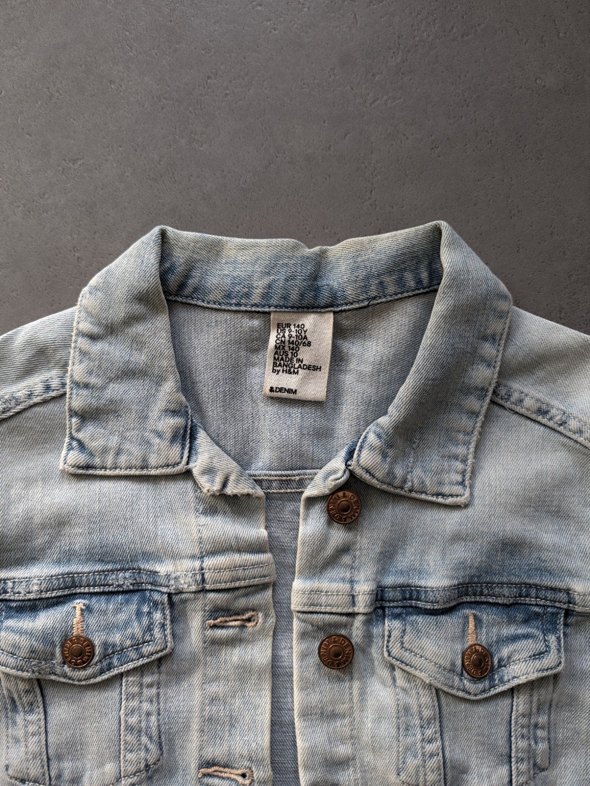 Nette &Denim spijkerjasje maat 140, Kinderen en Baby's, Meisje, Ophalen of Verzenden, Zo goed als nieuw, &Denim