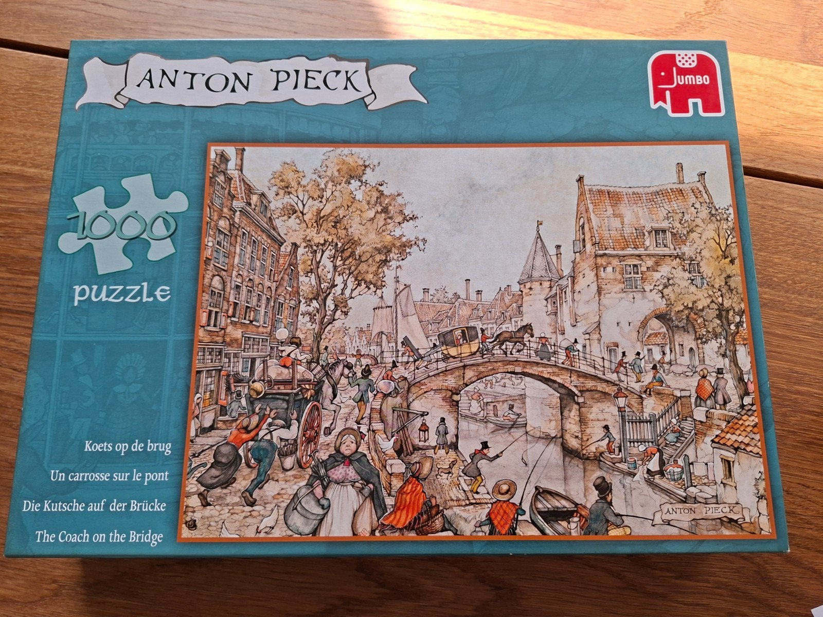 Anton Pieck Puzzel Koets Op Brug Nieuw, Ophalen of Verzenden, 500 t/m 1500 stukjes, Nieuw, Legpuzzel