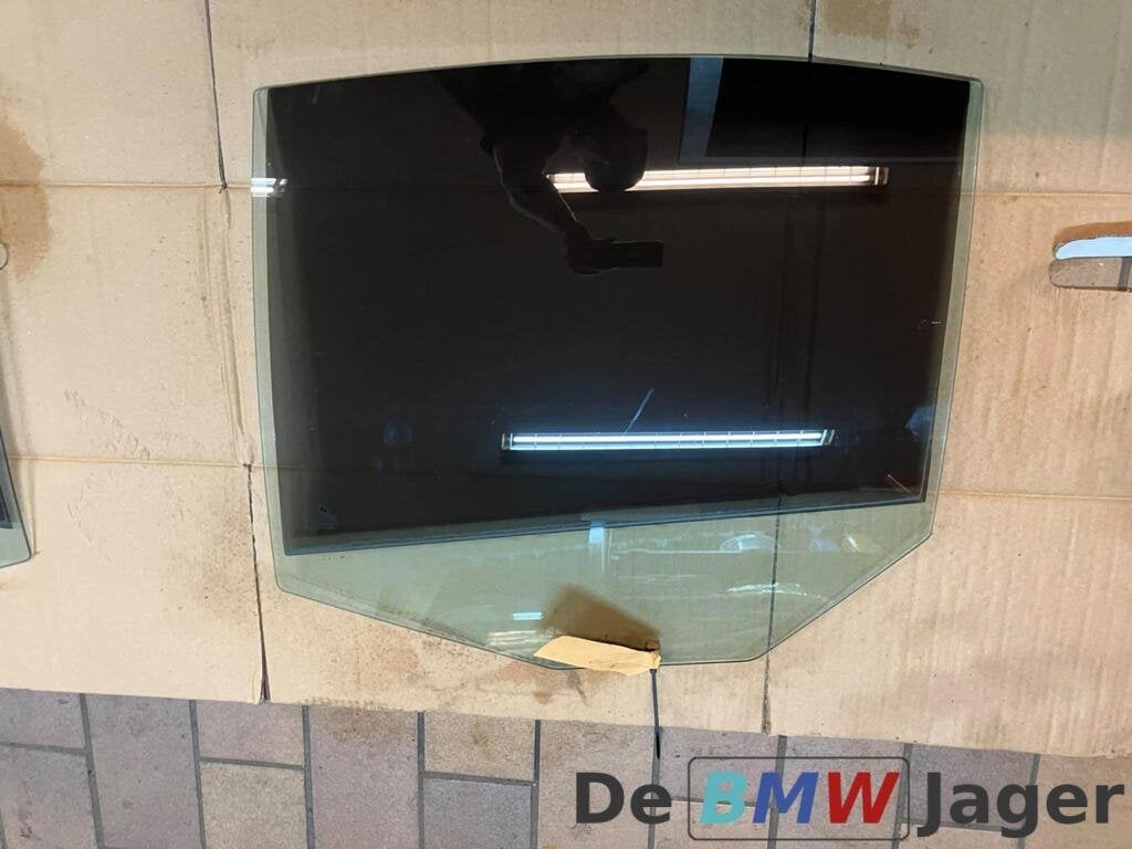 Zijruit Links achter portier raam BMW E60 51357110635 zwart, Gebruikt, Ophalen of Verzenden, BMW