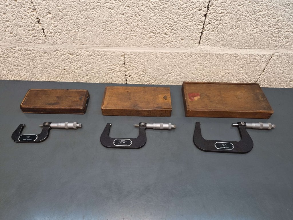 Tesa Micrometer 25 t/m 100mm , Schroefmaat buiten micrometer, Niet ingevuld, Gebruikt, Afstand, Niet ingevuld