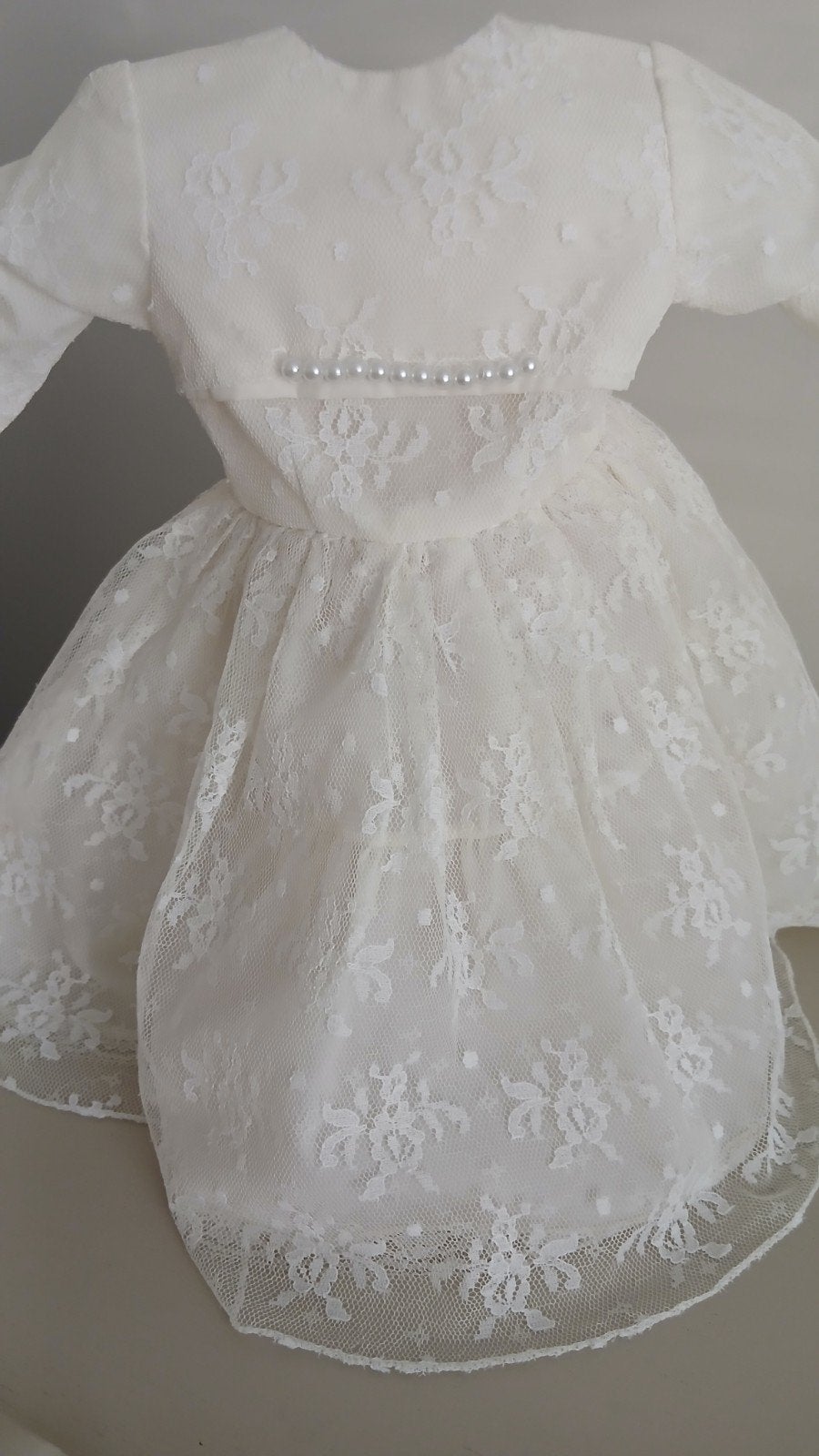 Mini bruids/doopjurkje van het merk Gems in prima staat!, Kleding | Dames, Ophalen, Zo goed als nieuw, Wit, Accessoires