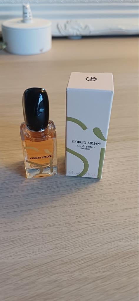 Si Intense Giorgio Armani 7ml sample dabber flesje, Ophalen, Nieuw