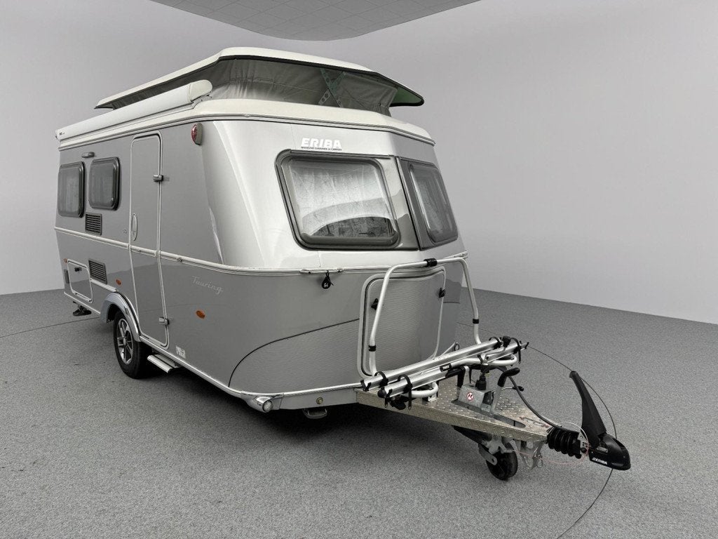 Eriba Touring 530 Cassetteluifel Mover OOK INKOOP, Caravans en Kamperen, Caravans, Vast bed, Hordeur, Bedrijf, 5 tot 6 meter