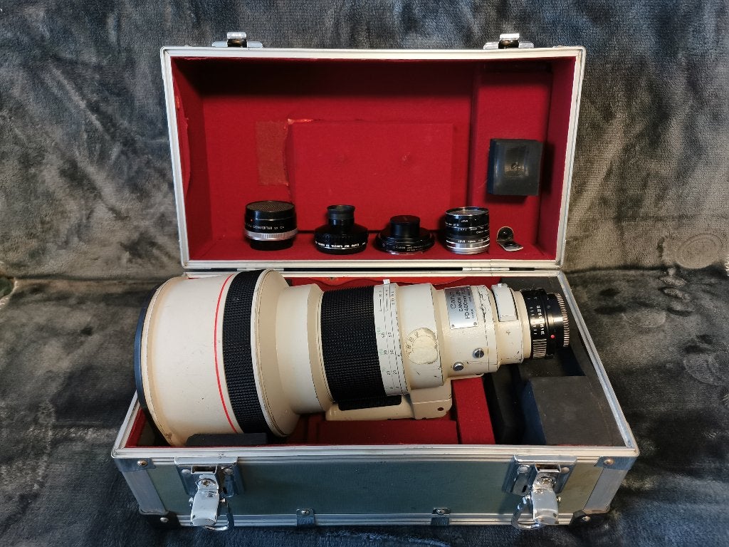 Canon FD 400mm L f2.8 (+optionele CANON FD-EOS Converter !!), 400 mm, Gebruikt, Canon, Canon FD