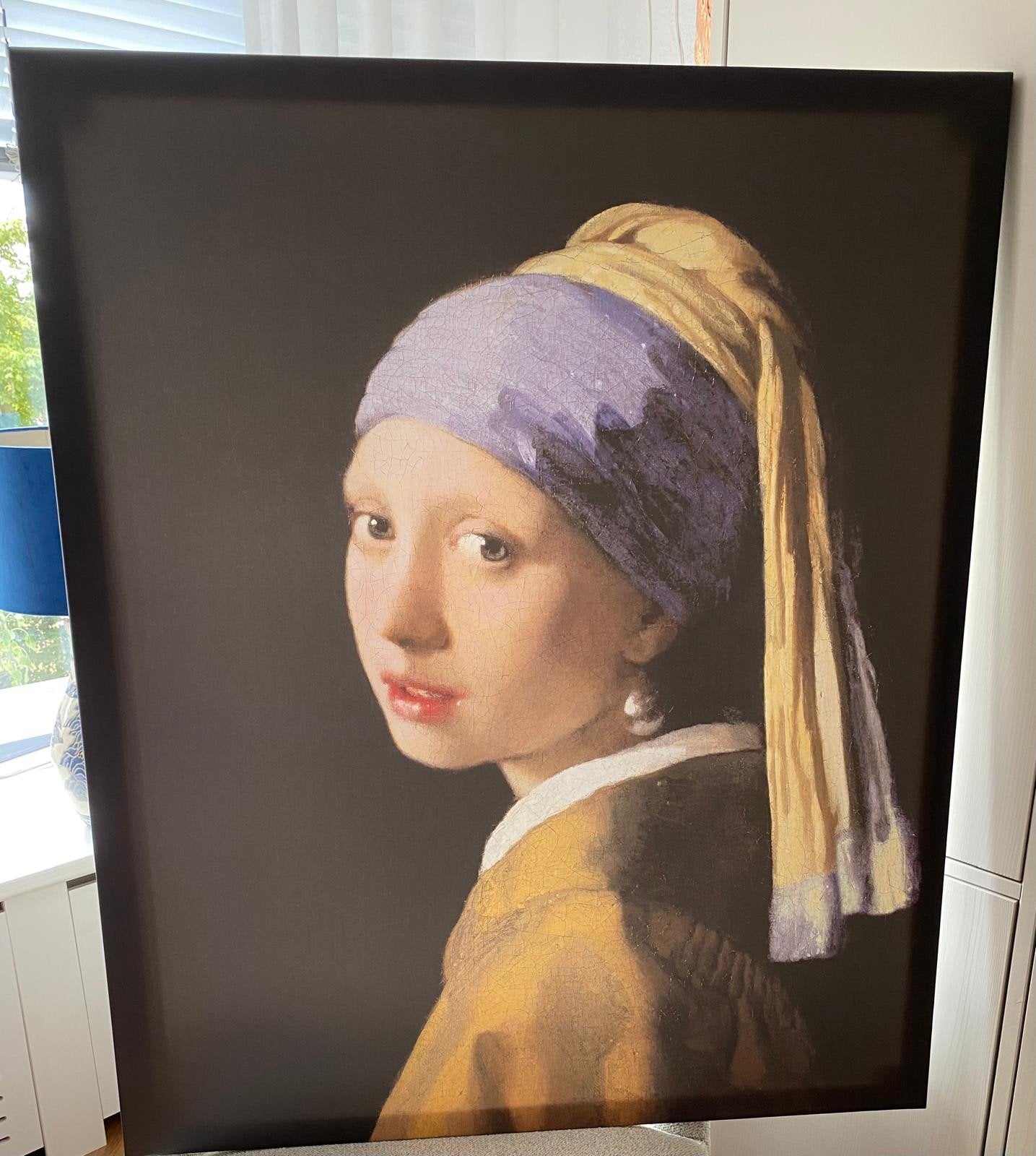 Het Meisje met de Parel - Canvas reproductie, Ophalen of Verzenden